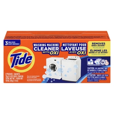 Tide Nettoyant pour laveuse 3 ea, 3,33 $/1ch