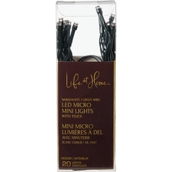 Life at Home LED Micro Mini Lights 20 Count - Warm White 1 ea, $4.00/1ea