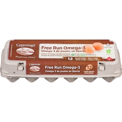 Conestoga Eggs Omega 3 Brown Eggs 12 ea, $0.71/1ea