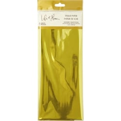 Life at Home Tissue Paper Sheets 5 Pack - Gold 5x1.0 ea, $0.40/1ea