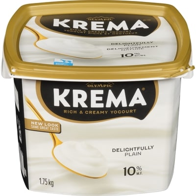 Olympic Krema Plain Yogurt 10% 1.75Kg 1.75 kg, $0.80/100g