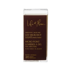 Life at Home Jeu de 20 lumières à DEL avec minuterie – blanc chaud 1 ea, 4,00 $/1ch