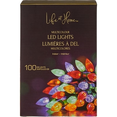 LED Lights 100 Count - Multicoloured