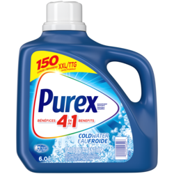 Cold Water 4 in 1 Concentrated Liquid Laundry Detergent, 150 Loads