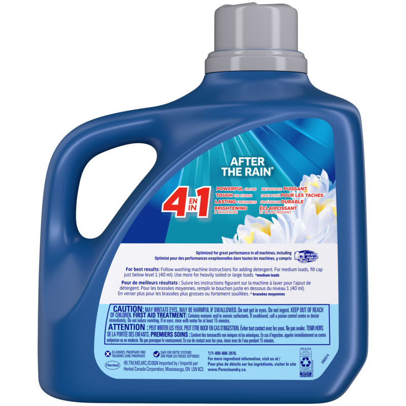 After the Rain 4 in 1 Concentrated Liquid Laundry Detergent, 150 Loads