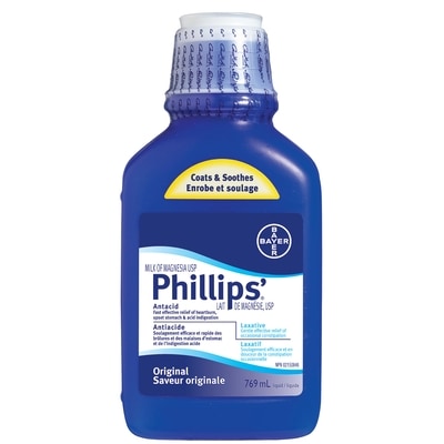 Phillips Milk of Magnesia Liquid 769 ml, $1.69/100ml