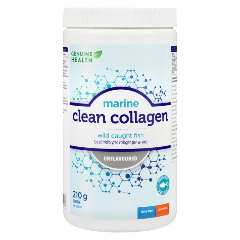 Marine Clean Collagen, Unflavored Hydrolyzed Collagen Powder, Wild Caught Fish