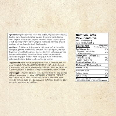 Sprouted Protein, Vanille Française