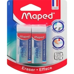 Maped Ens. de 2 gommes à effacer Technic Expert 2x1.0 ea, 1,00 $/1ch
