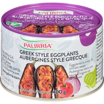 Palirria Greek Style Eggplants 400 g, $1.25/100g