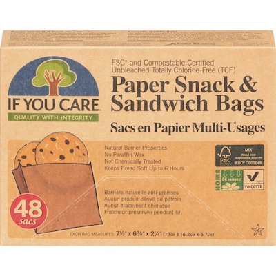 If You Care Sandwich Bags 48 ea, $10.99/1ea