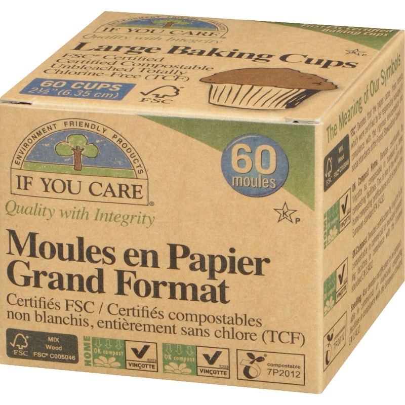 Large Baking Cups 60Ct