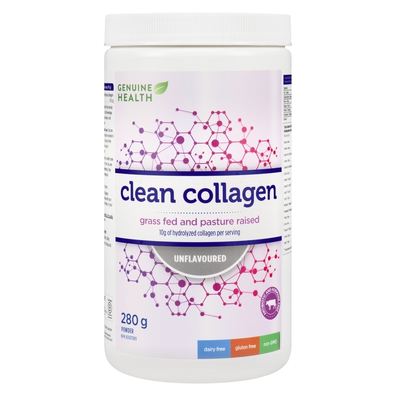 Clean Collagen, Unflavored Hydrolyzed Bovine Collagen Powder, Grass Fed