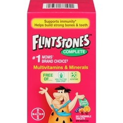 Flintstones Complete Chewable Multivitamin for Kids, Aspartame-Free 150 ea, $0.14/1ea