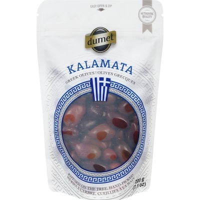 null Olives Grecques Kalamata 200 g, 2,50 $/100g