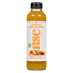 Rise Kombucha Mango & Papaya 414 ml, $1.04/100ml
