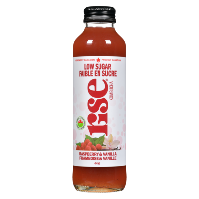 Rise Kombucha Raspberry & Vanilla 414 ml, $0.92/100ml