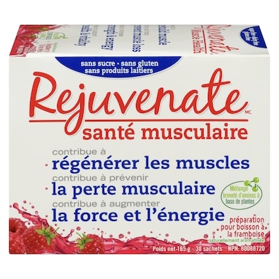 Rejuvenate Préparation pour boisson explosion de framboises 30 portions 30 g, 151,63 $/100g