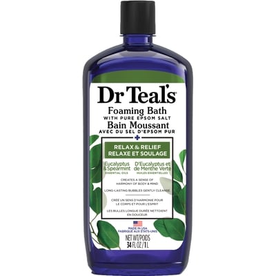 Dr. Teal's Eucalyptus & Spearmint Foaming Bath 1000 ml, $1.20/100ml