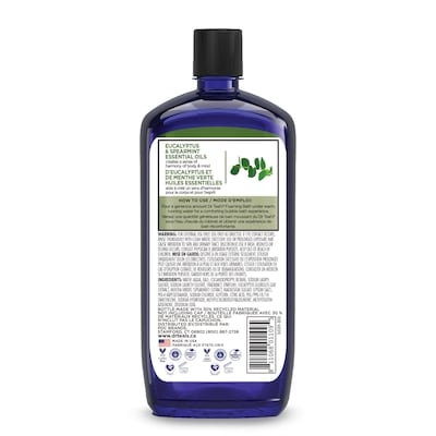 Bain Moussant avec du Sel D'Epsom Pur, Soulage D'Eucalyptus et de Menthe Verte
