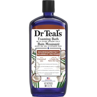 Dr. Teal's Coconut Oil Foaming Bath 1000 ml, $1.12/100ml
