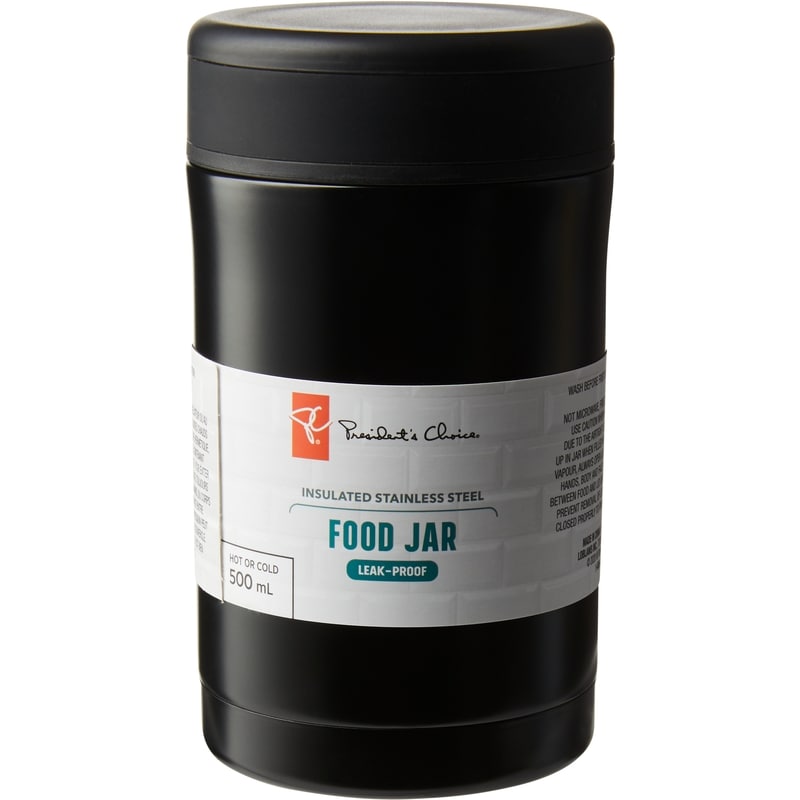 500ml Food Jar, Black