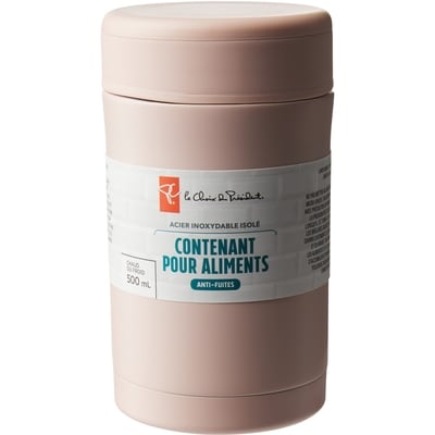 le Choix du Président Contenant alimentaire 500 ml, rose 1 ea, 18,00 $/1ch