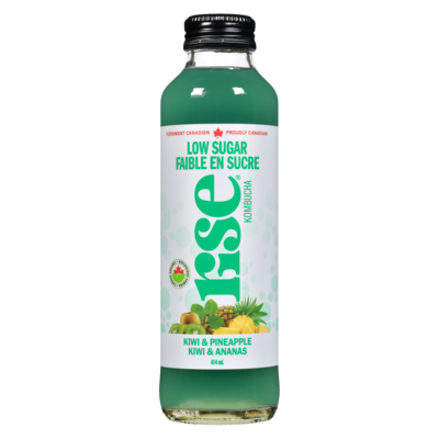 Rise Kombucha Kiwi & Pineapple 414 ml, $0.92/100ml