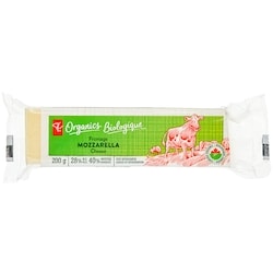 PC Biologique Fromage mozzarella Biologique 200 g, 4,00 $/100g