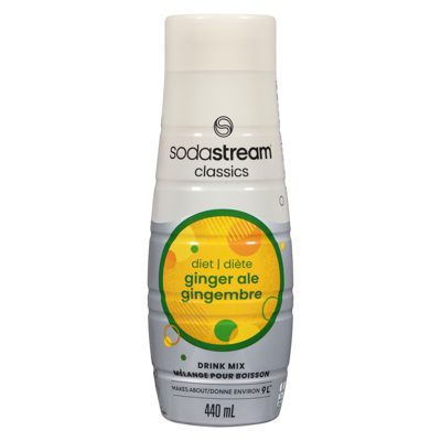 sodastream Classics Naturally Flavoured Sparkling Drink Mix Diet Ginger Ale 1 ea, $6.99/1ea