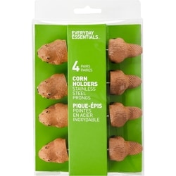 Everyday Essentials Beaver Corn on the Cob Holders 4 pack 1 ea, $6.00/1ea