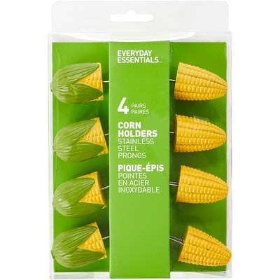 Everyday Essentials Corn on the Cob Corn Holders 4 pack 1 ea, $6.00/1ea