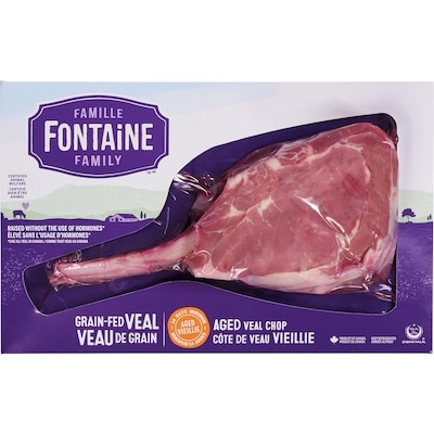null Veal Aged Chop Hotel Style $55.09/1kg $25.00/1lb
