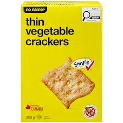 No Name Thin Vegetable Crackers 200 g, $1.90/100g