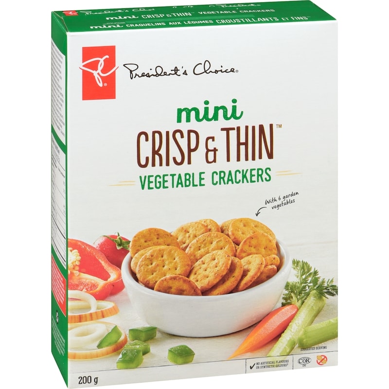 Mini Crisp & Thin Vegetable Crackers