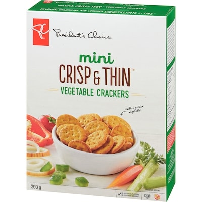 Mini Crisp & Thin Vegetable Crackers