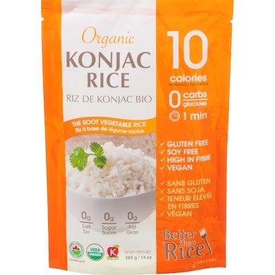 Better Than Rice Riz de konjac bio Better Than Rice 385 g, 1,43 $/100g