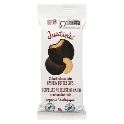 Justin's Cashew Butter Cups 40 g, $8.73/100g