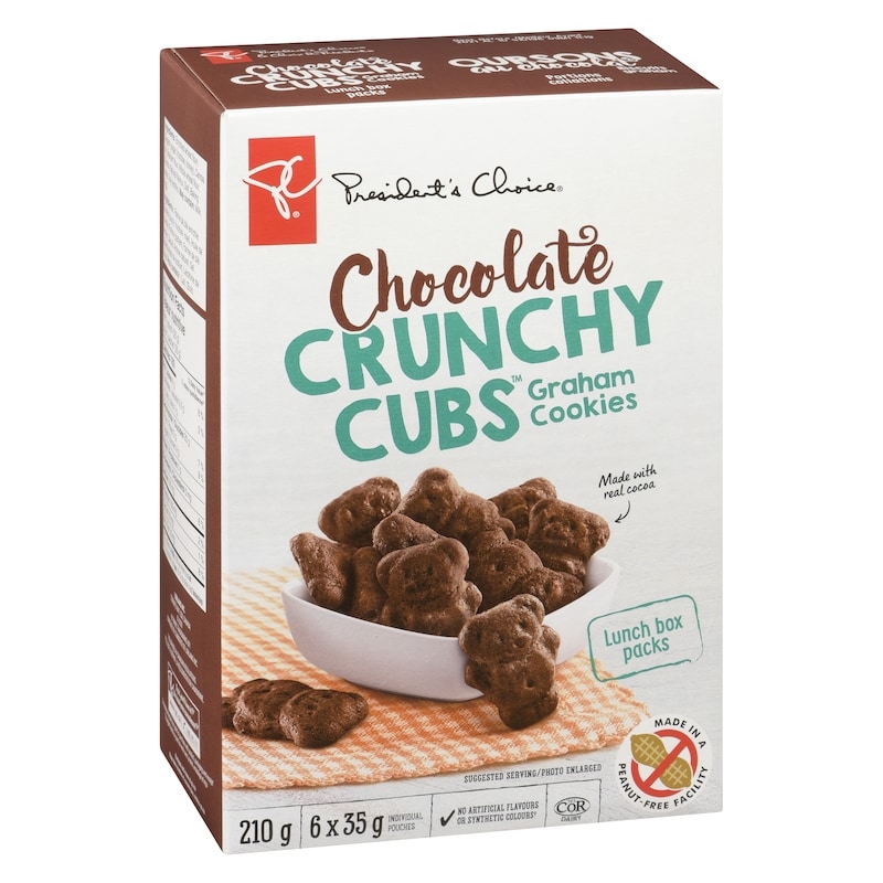 Chocolate Crunchy Cubs Graham Cookies