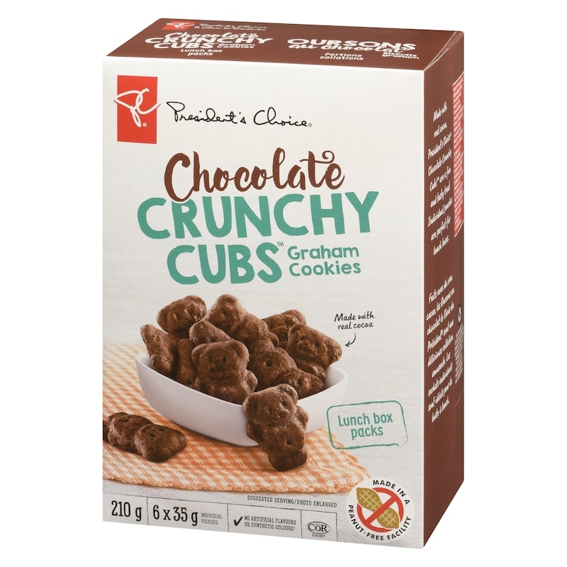 Chocolate Crunchy Cubs Graham Cookies