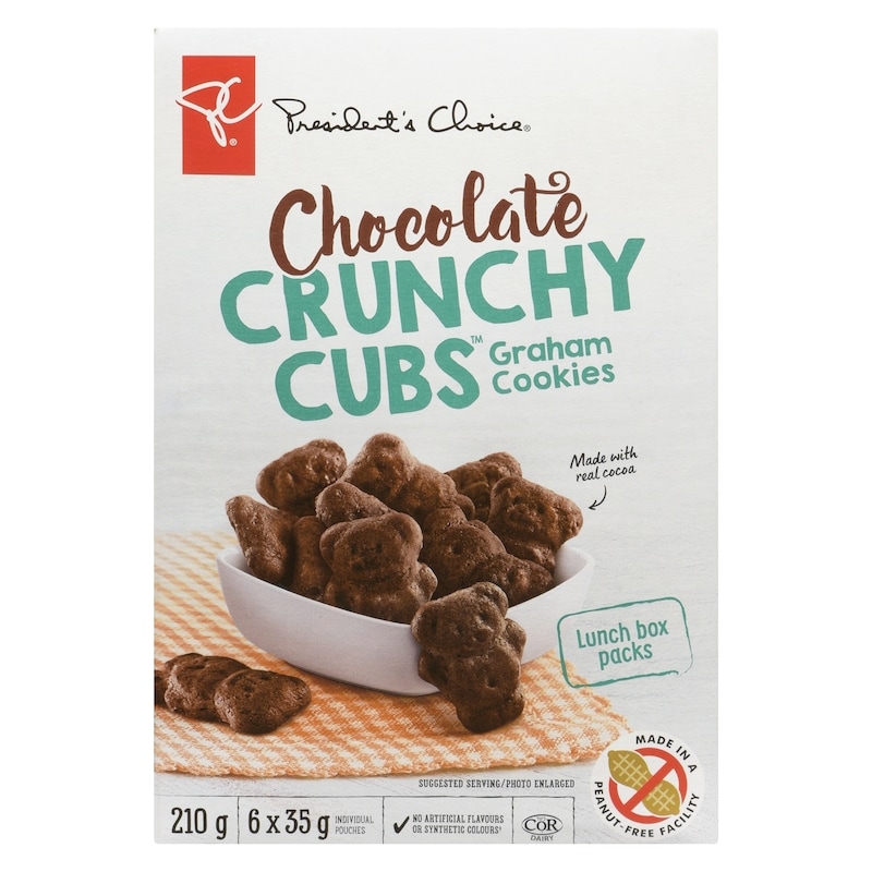 Chocolate Crunchy Cubs Graham Cookies