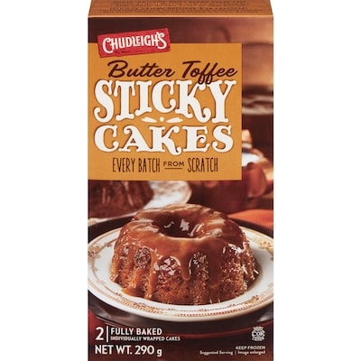 null Butter Sticky Toffee Cakes 12x290.0 g, $2.07/100g
