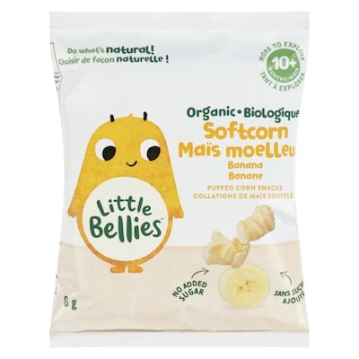 Baby Bellies Organic Softcorn, Banana 8 g, $18.75/100g