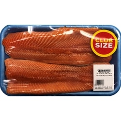 null Rainbow Trout Fillet, Club Pack $22.05/1kg $10.00/1lb