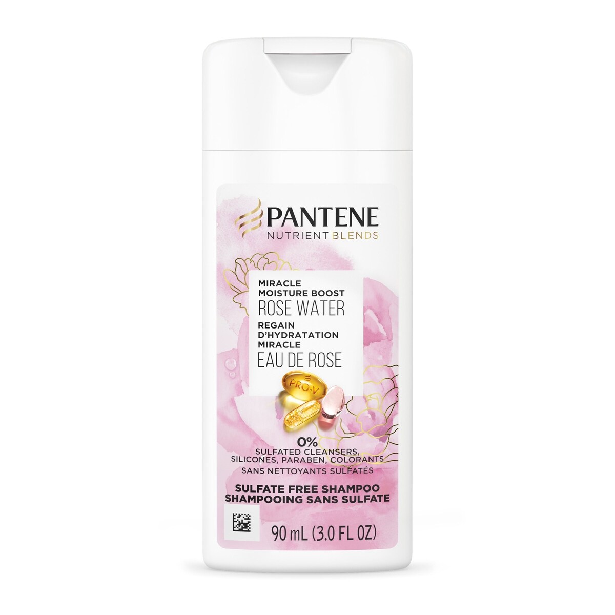 Pantene Shampooing hydratation amplifiée miracle Pro-V Nutrient Blends 90 ml, 6,67 $/100ml