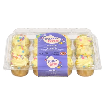 two-bite Vanilla Cupcakes 284 g, $1.76/100g