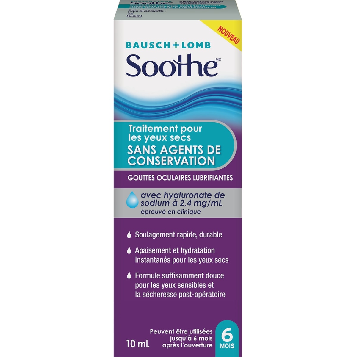 Bausch & Lomb B&L Apaisant Sc Gouttes Hydrat 10 ml, 159,90 $/100ml