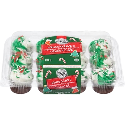 Two-bite Petits gâteaux de Noël au chocolat, emb. de 12 284 g, 2,11 $/100g