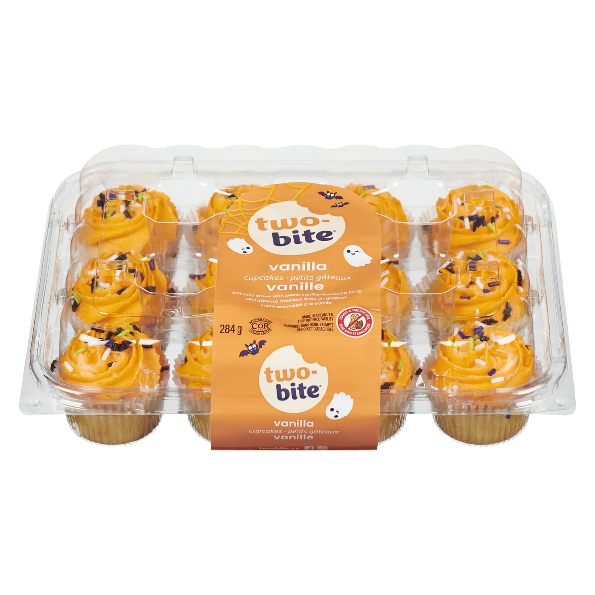 two-bite Two-Bite®  Halloween Vanilla Cupcakes 284 g, $2.11/100g
