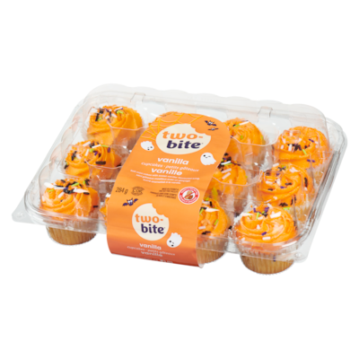 Two-Bite® Halloween Vanilla Cupcakes